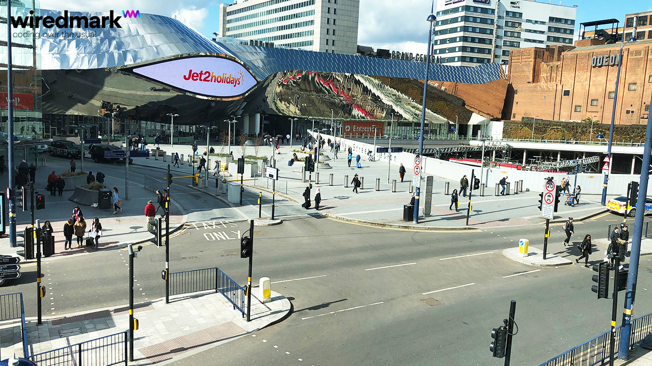 Web Design Agency Birmingham - New Street Station